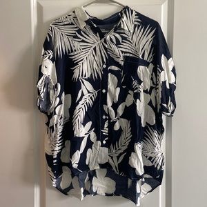 Roots button down blouse